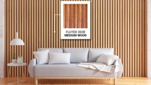 Read more about the article Mewah dan Estetik! Jual Wall Panel Dinding Kayu Motif Gelombang