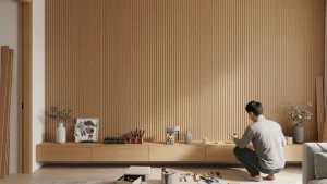Read more about the article Cuma Disini! Jasa Pasang Wall Panel WPC Murah dan Profesional