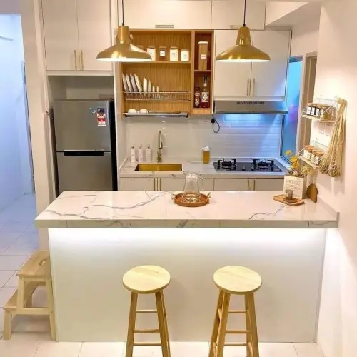 Dapur dengan Mini Bar