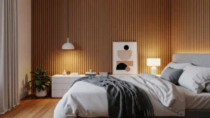 Read more about the article Cuma Disini! Jual Wall Panel Kayu Kamar Tidur yang Banyak Modelnya