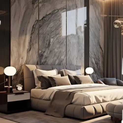 Wall Panel Motif Marmer Alami