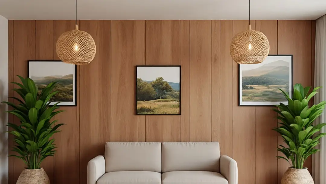 Read more about the article Ide Dekorasi Dinding Ruang Tamu Kecil dengan Nuansa Alam yang Hangat