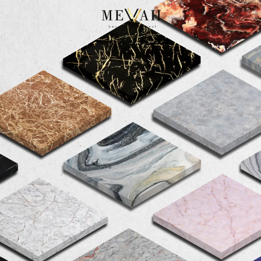 wall panel mevvah motif batuan alam marmer
