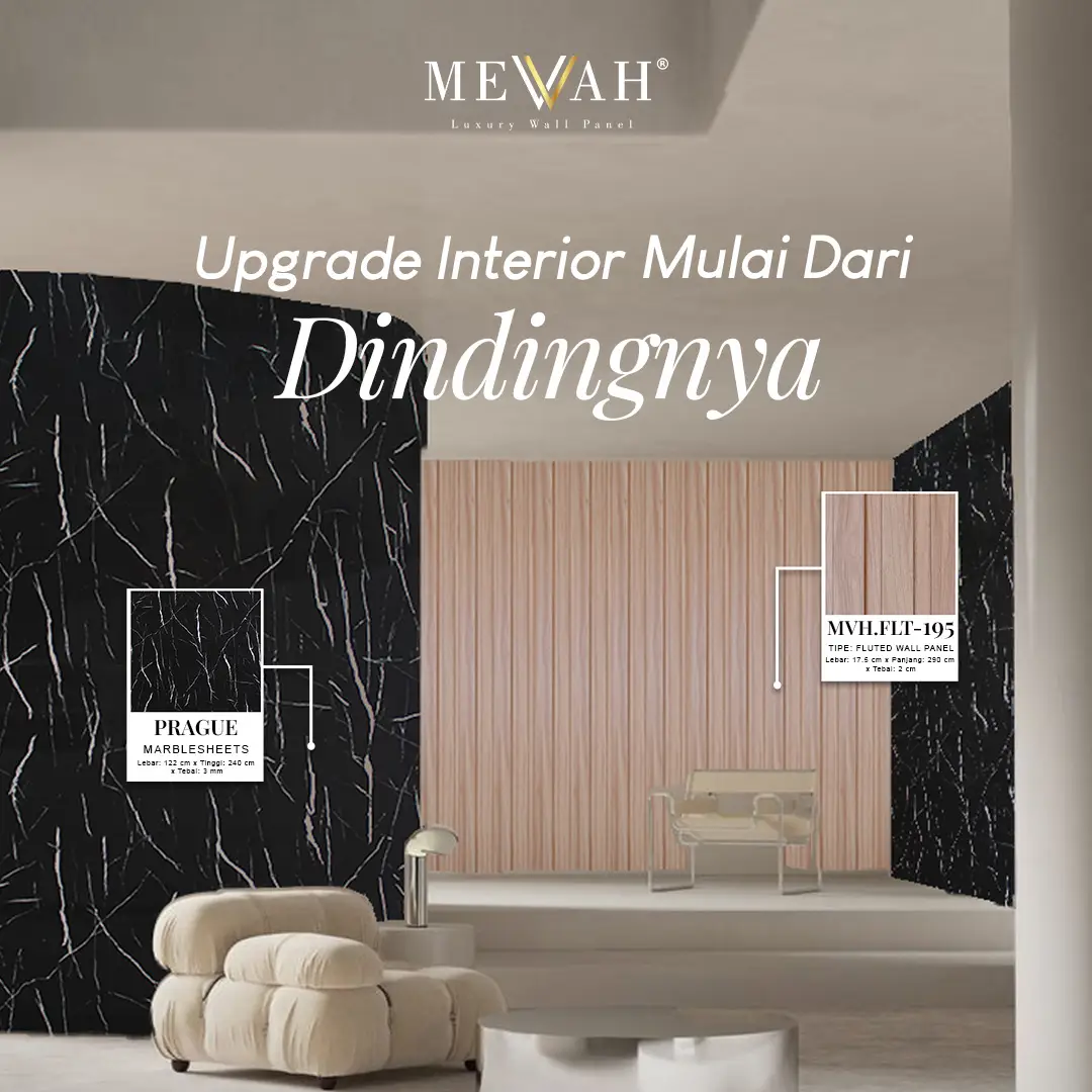 Buat Dinding Rumah Lebih Hidup dan Stylish dengan Wall Panel Mevvah