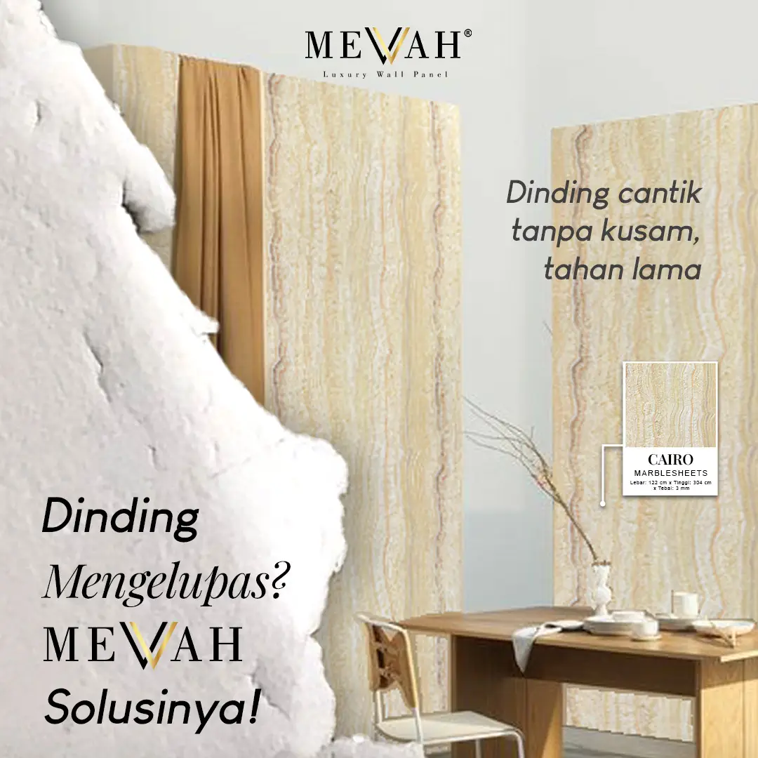 Gunakan Fluted Wall Panel Mevvah untuk Dinding Makin Estetik