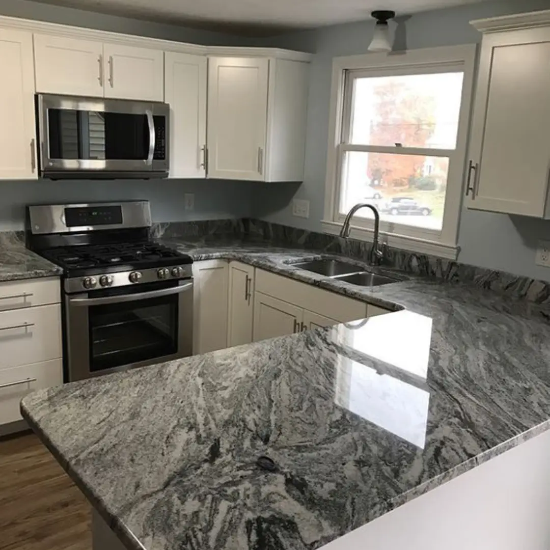 Kitchen Set Granit Abu-Abu