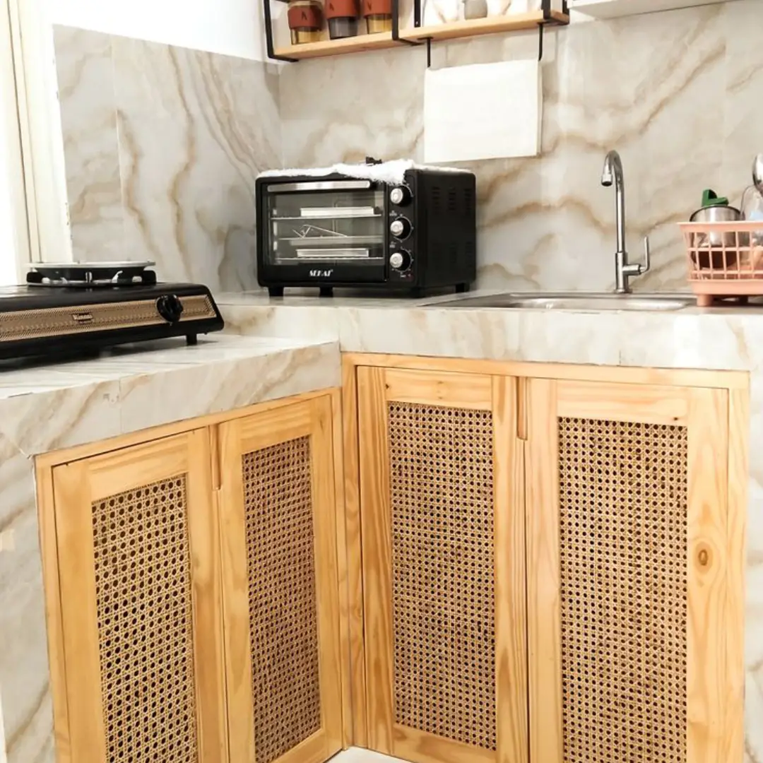 Kitchen Set Kayu Jati Berongga