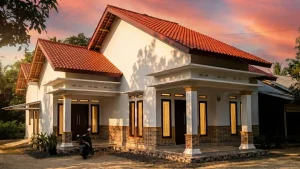 Read more about the article Ide Desain Keramik Dinding Setengah Badan Depan Rumah yang Estetik