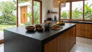 Read more about the article Keramik Meja Dapur Hitam Bisa Bikin Dapur Terlihat Premium, Lho!