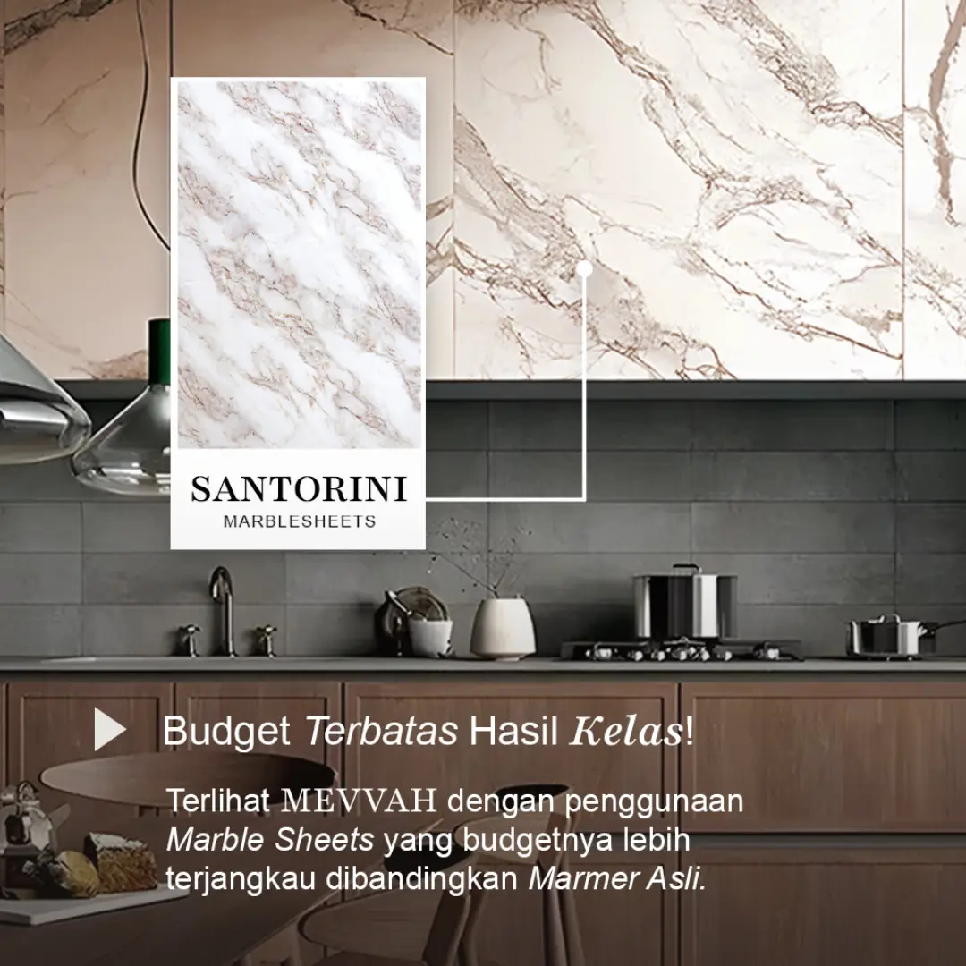 wall panel marmer putih minimalis merk mevvah