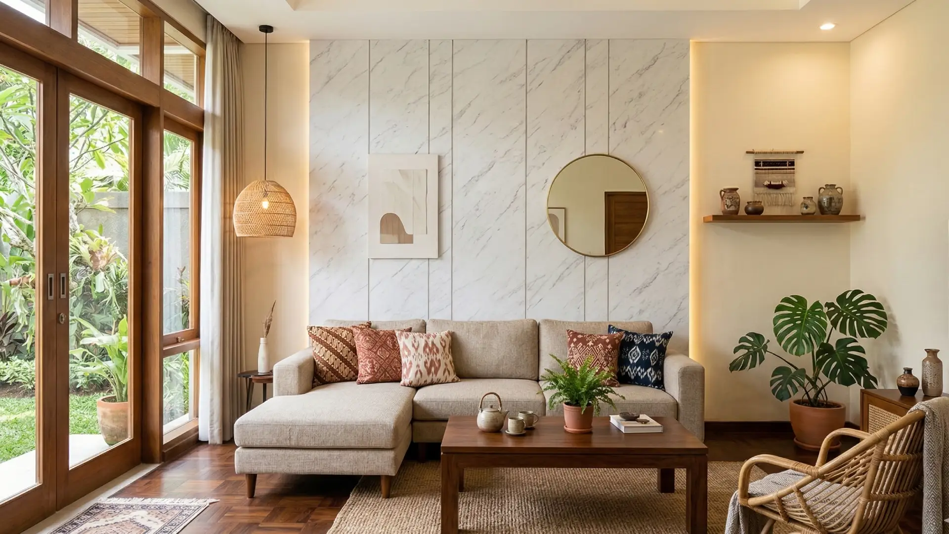 Read more about the article Apakah Ada WPC Wall Panel Motif Marmer? Di Mana Belinya?