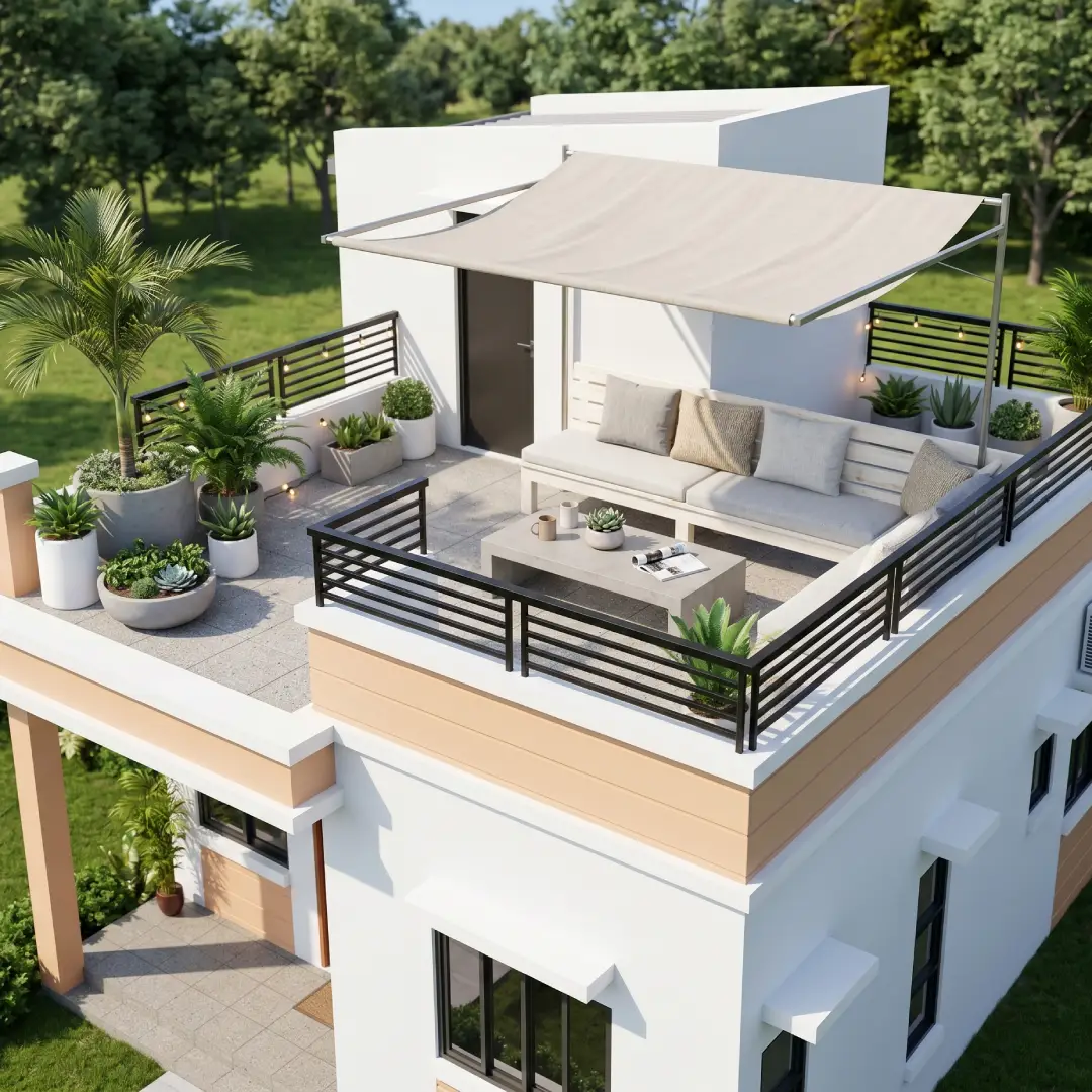 Rooftop Sederhana Minimalis