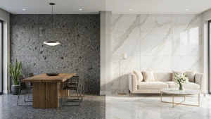 Read more about the article Perbedaan Wall Panel Granit dan Marmer, Mana yang Lebih Bagus?