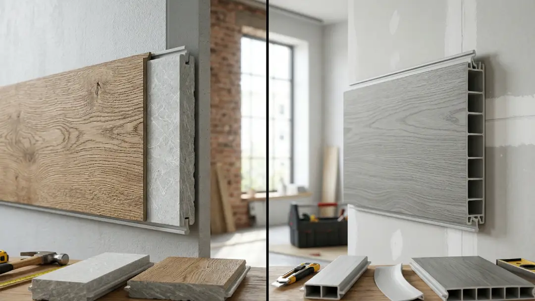 Read more about the article Perbedaan Wall Panel SPC dan PVC, Ini yang Lebih Bagus dan Awet!