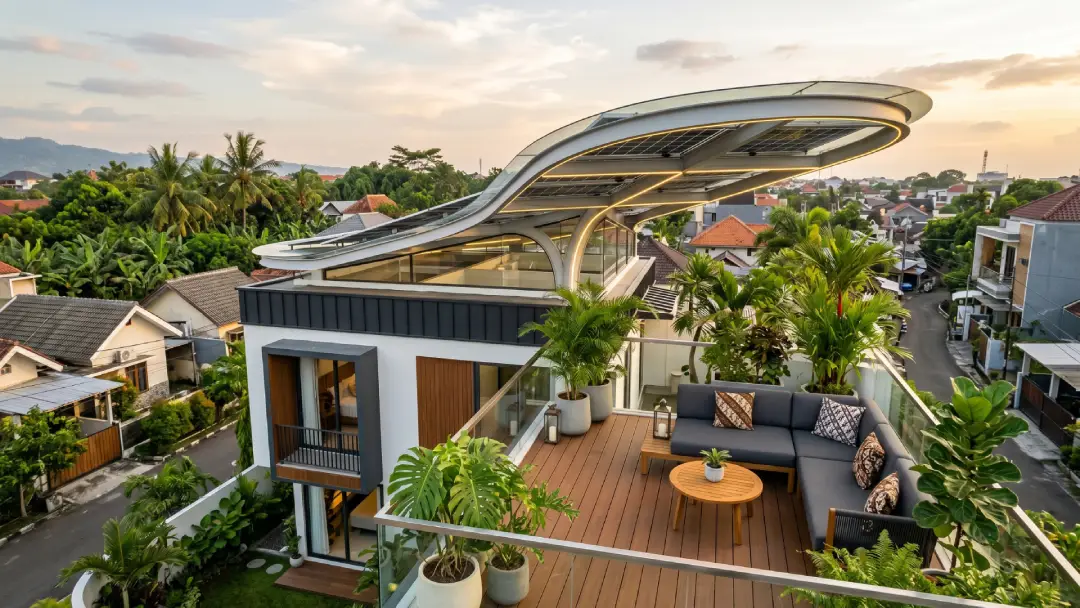 You are currently viewing Inspirasi Model Rooftop Rumah Keren yang Futuristik dan Elegan