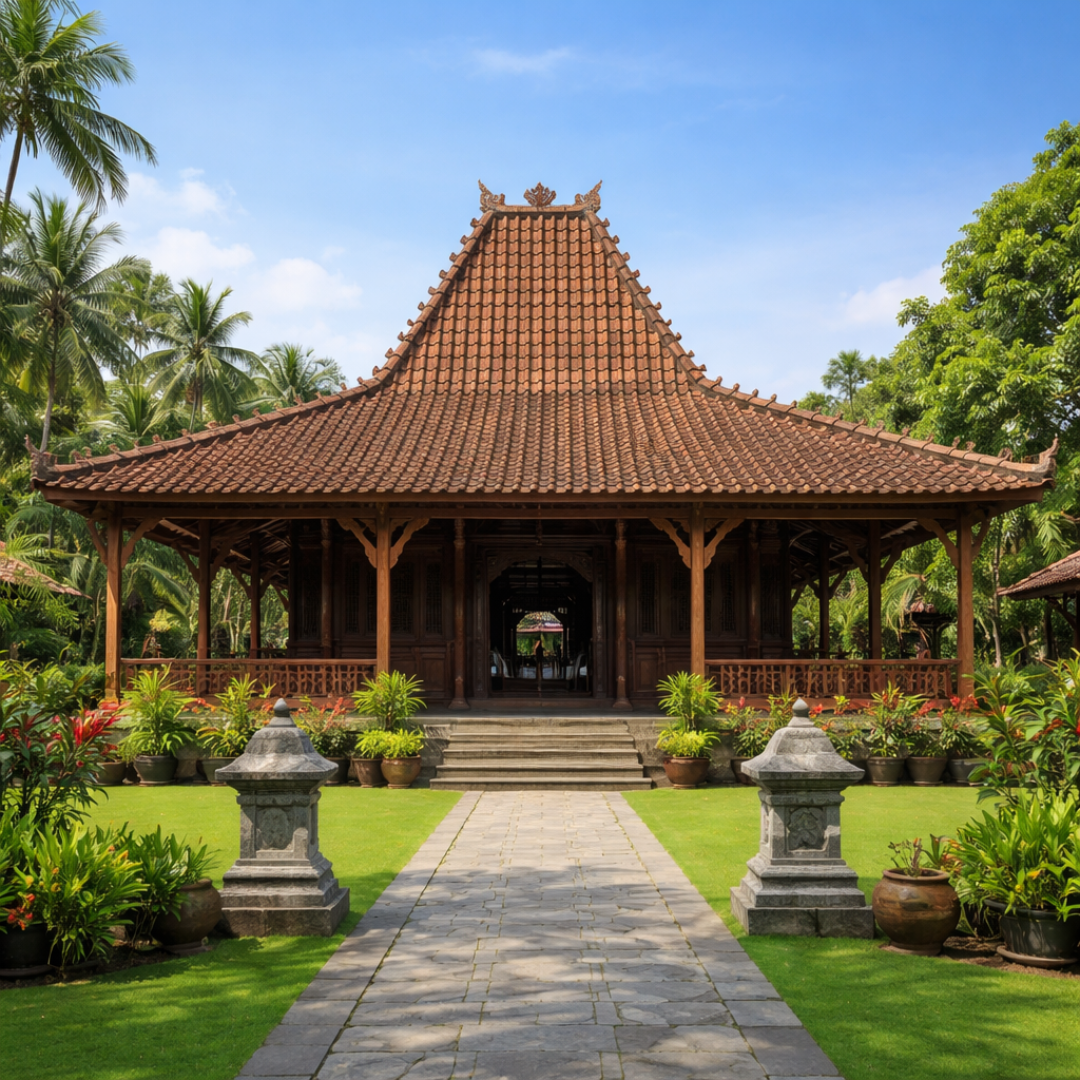 rumah adat jawa tengah joglo