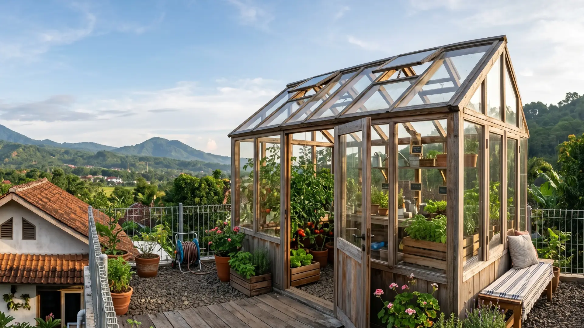 You are currently viewing Anti Sumpek! Ini Inspirasi Desain Rooftop Rumah Kaca Terbaik