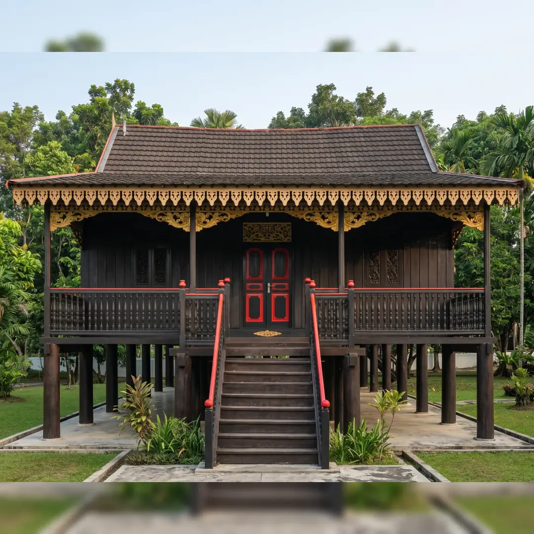 Rumah Adat Jambi Kajang Lako