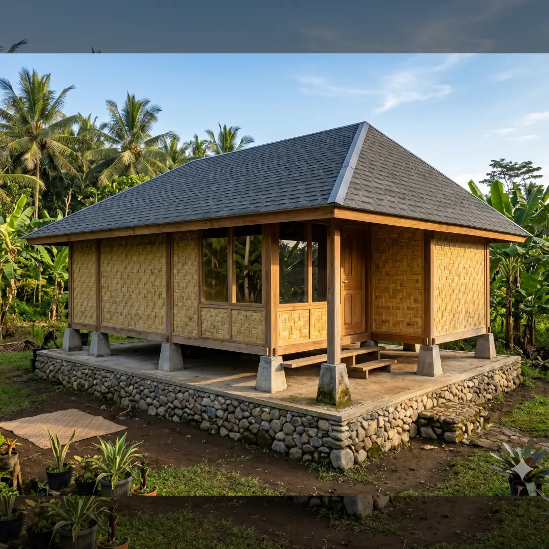 Rumah Adat Jawa Barat Parahu Kumureb