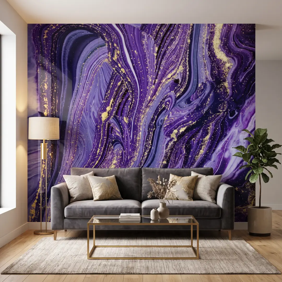 Marble Sheet MEVVAH Tipe Andromeda untuk Ruang Tamu yang Artistik