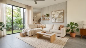 Read more about the article Sofa Warna Cream Cocok Dipadukan dengan Dinding dan Lantai Warna Apa?