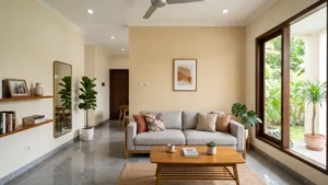 Read more about the article 3 Inspirasi Cat Tembok Ruang Tamu Warna Cream untuk Rumah Minimalis