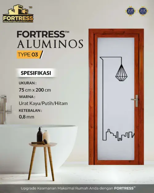 FORTRESS Aluminos Type 3 Coklat