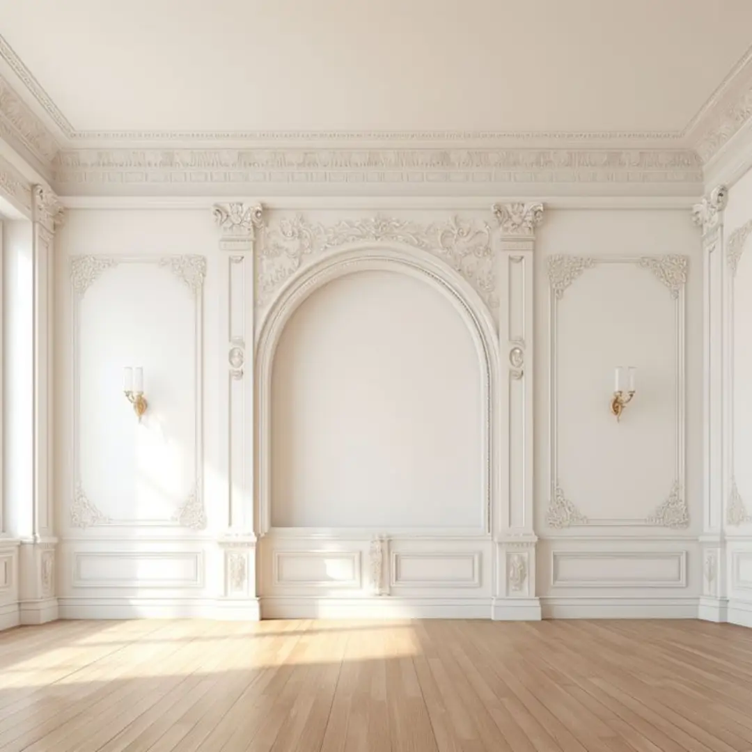 Wall Moulding Ruang Tamu Klasik Eropa