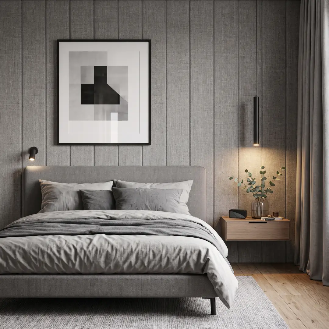 Wallboard Grey Fabric untuk Nuansa Modern