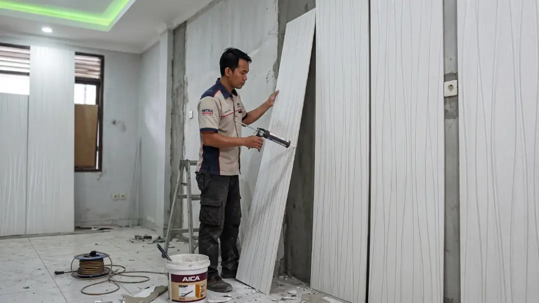 Read more about the article ANTI RIBET! Ini Cara Pasang Wallboard Dinding Merk MEVVAH Agar Rapi