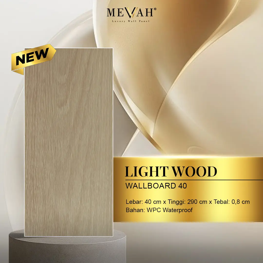 wallboard merk mevvah light wood