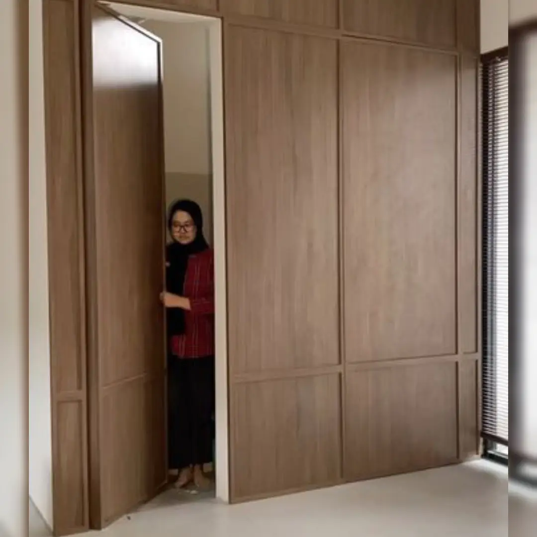 Pintu Kamuflase Wallboard Medium Wood
