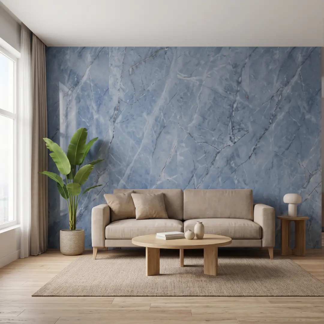 Wallboard Biru Model Ocean Marble